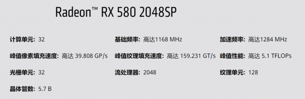 Radeon RX 580
