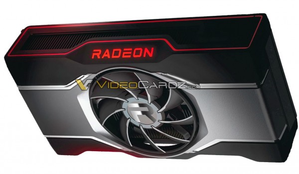 Дизайн десктопной видеокарты AMD Radeon RX 6600 XT засветился в Сети