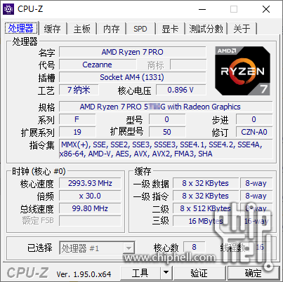 AMD Ryzen 7 PRO 5750G