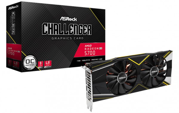 ASRock Radeon RX 5700 Challenger 8G OC и Radeon RX 5700 XT Challenger 8G OC