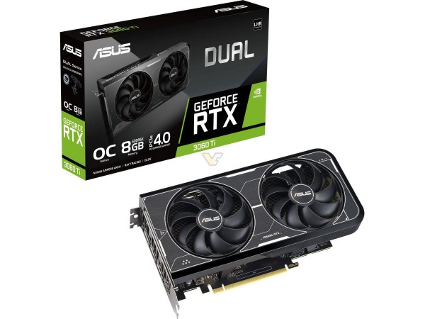 ASUS, GeForce, RTX 3060 Ti Dual, DUAL-RTX3060TI-8GD6X, DUAL-RTX3060TI-O8GD6X