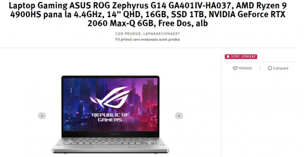 ASUS ROG Zephyrus G14