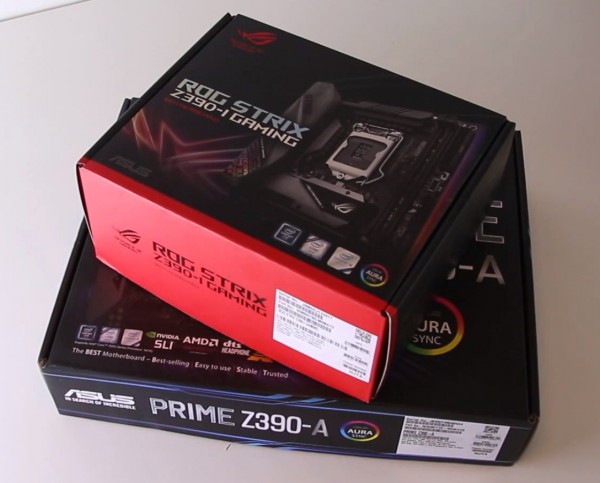 ASUS ROG STRIX Z390-I Gaming, ASUS Z390-A PRIME