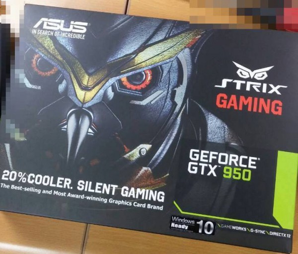 ASUS STRIX GTX 950 2GB (STRIX-GTX950-DC2OC-2GD5-GAMING)