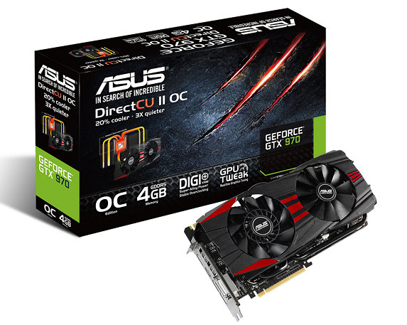 ASUS GeForce GTX 970 DirectCU II OC Black