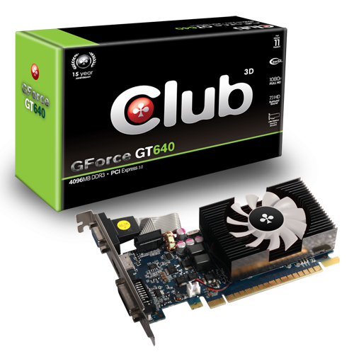 Club3D GeForce GT 640 4 ГБ