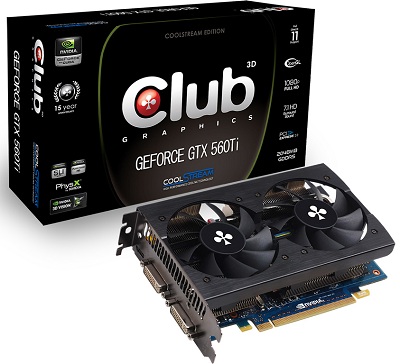 Club 3D GeForce GTX 560 Ti CoolStream