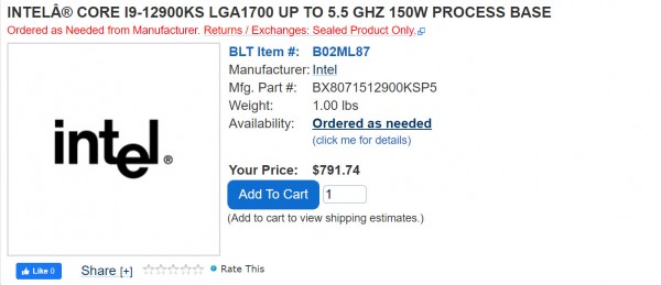 Intel Core i9-12900KS