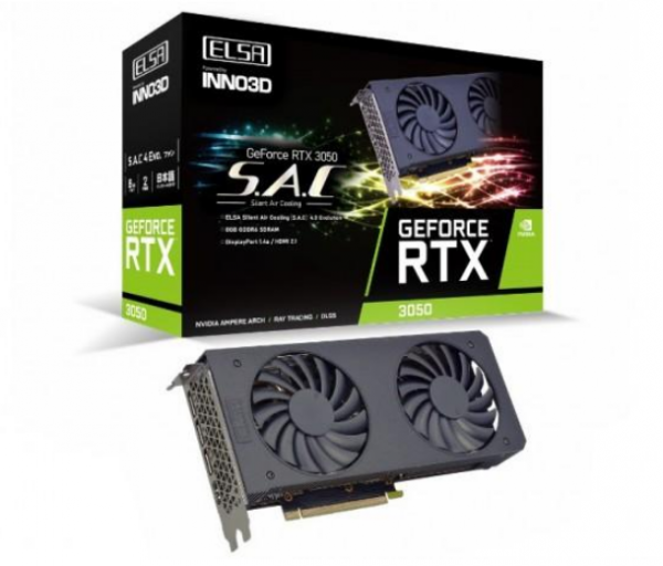 ELSA GeForce RTX 3050 SAC