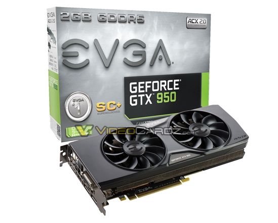 EVGA GeForce GTX 950 SuperClocked+