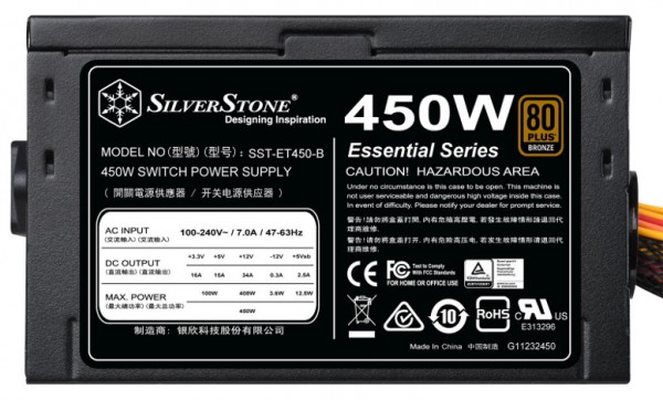 SilverStone Essential 450 Вт (SST-ET450-B)