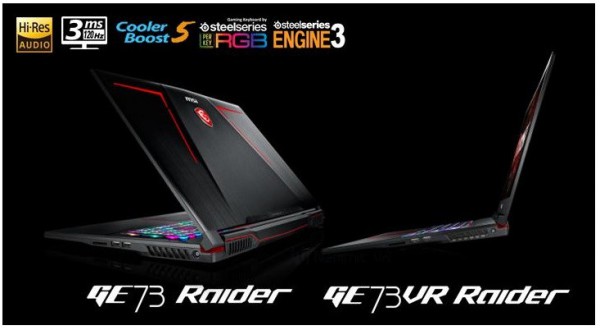 MSI GE63VR73VR Raider