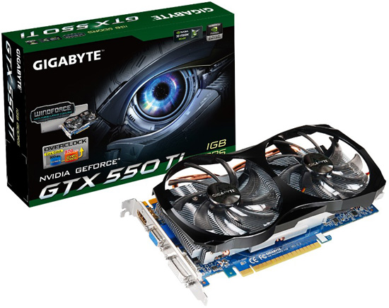 Gigabyte GeForce GTX 550 Ti WindForce 2X