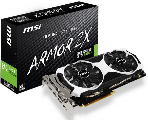 MSI GeForce GTX 980 Ti Armor X2 OC