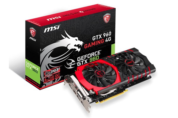 MSI GeForce GTX 960 Gaming 4G