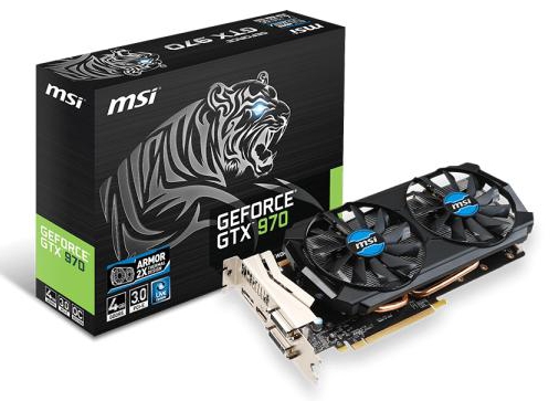 MSI GeForce GTX 970 Armor 2X (GTX 970 4GD5T)
