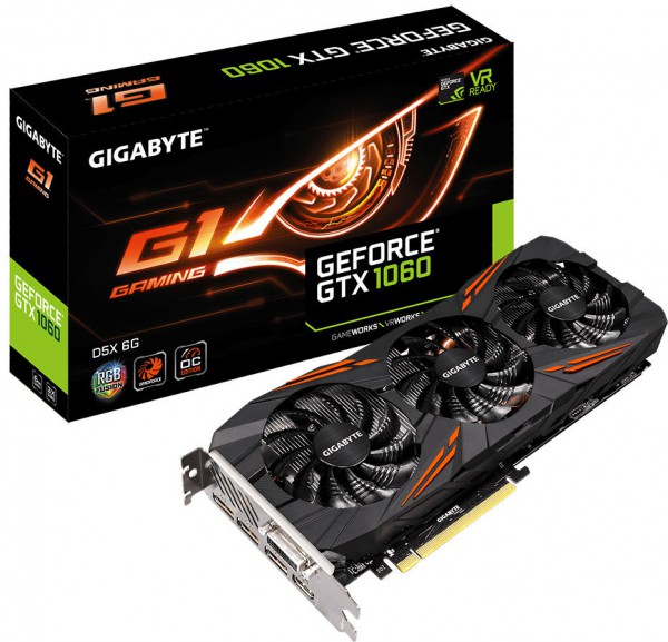 Gigabyte GTX 1060 6 GB D5X Gaming