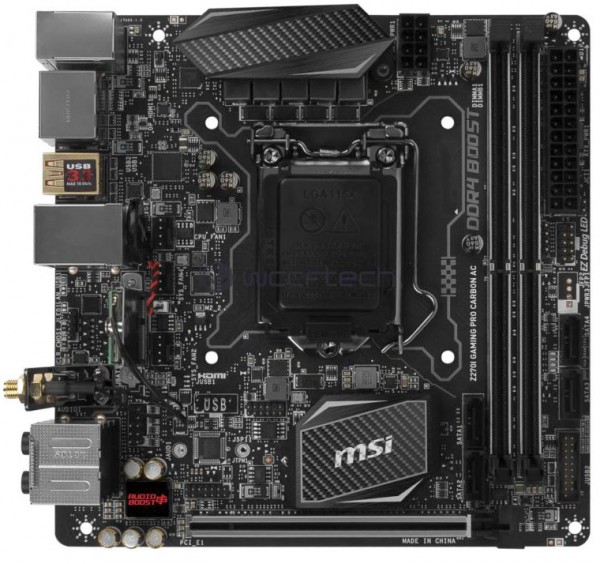 MSI Z270I Gaming Pro Carbon AC