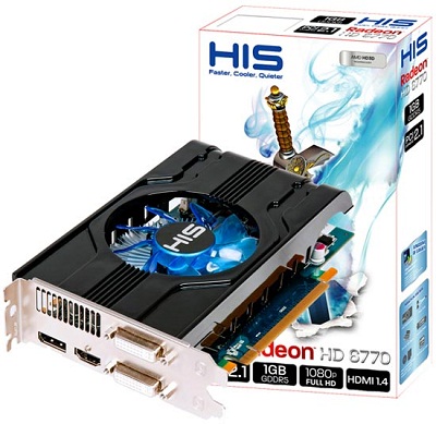 HIS Radeon HD 6770 Fan 1GB GDDR5