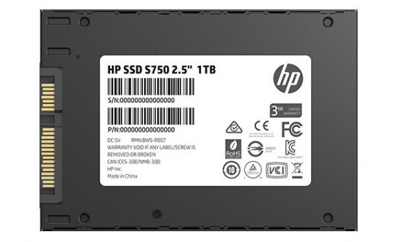 HP S750, SSD