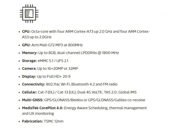 MediaTek Helio P60