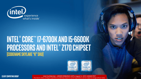 Core i7-6700K, Core i5-6600K, Intel Skylake