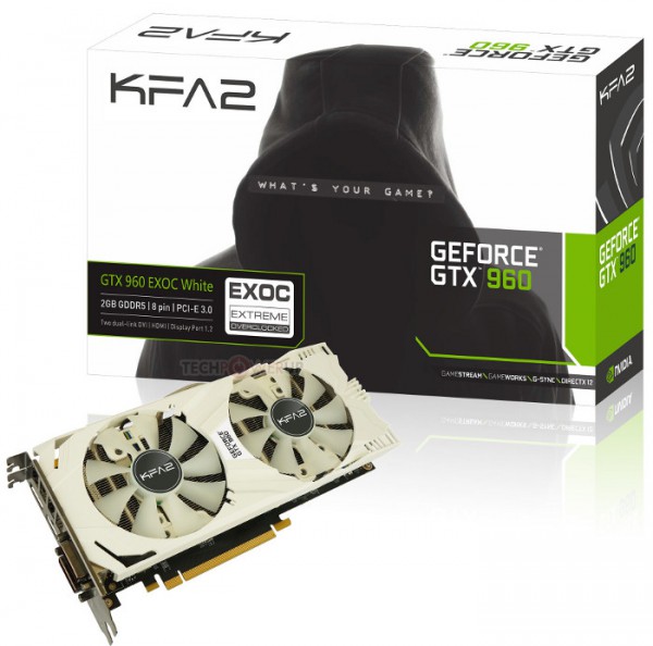 KFA2 GeForce GTX 960 EXOC White Edition