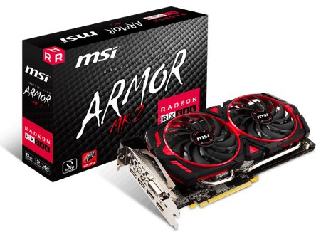 MSI, Radeon RX 580, ARMOR