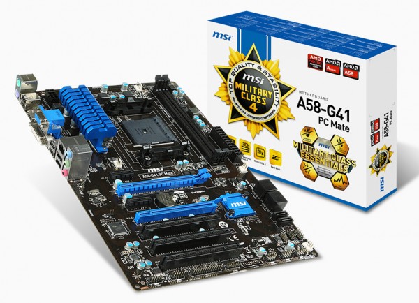 MSI A58-G41 PC Mate