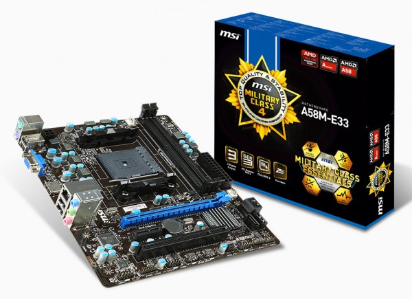 MSI A58M-E33