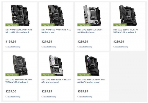 MSI, AMD B650, MPG EDGE, MAG Tomahawk, MAG Mortar