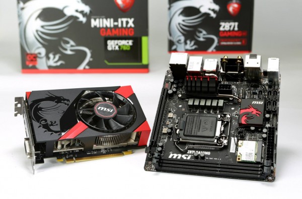 MSI Z87I Gaming AC, MSI GTX 760 Gaming OC ITX