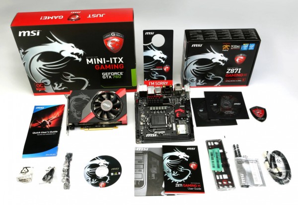 MSI Z87I Gaming AC, MSI GTX 760 Gaming OC ITX