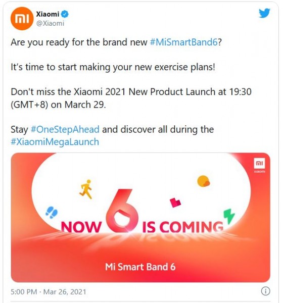 Xiaomi Mi Smart Band 6