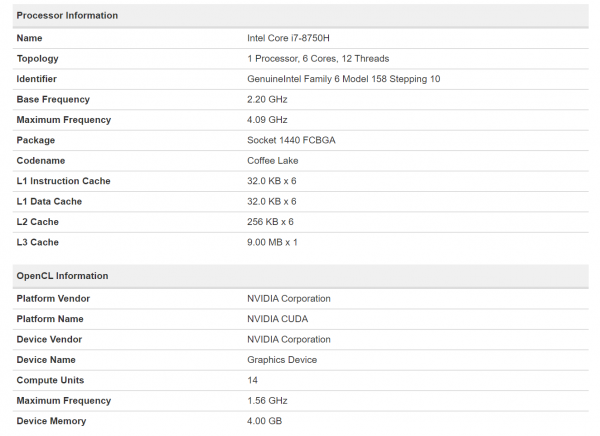 GeForce, GTX 2050 Ti, GTX 1150