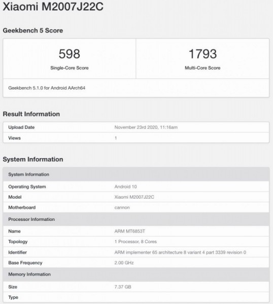 Redmi Note 9 5G