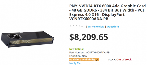 NVIDIA RTX 6000 (ADA)