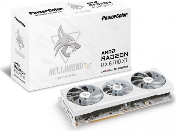 PowerColor Radeon RX 6700 XT Hellhound Spectral White