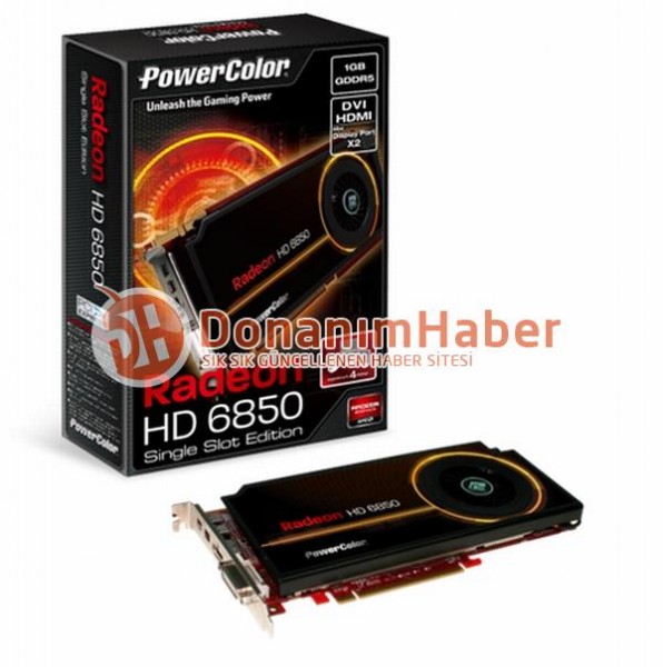 Видеокарта PowerColor Radeon HD 6850 Single-Slot