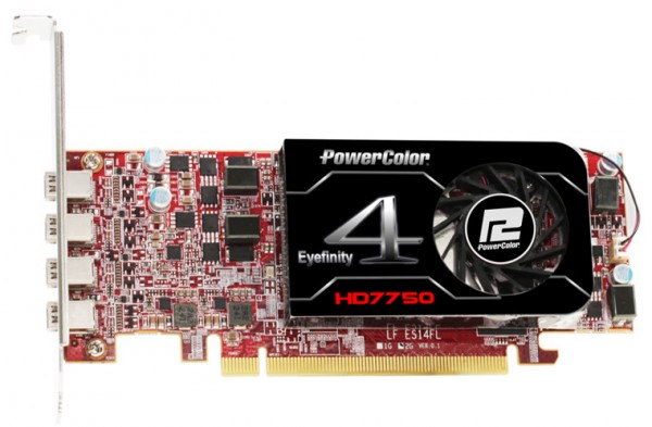 PowerColor HD7750 Eyefinity 4 LP Edition