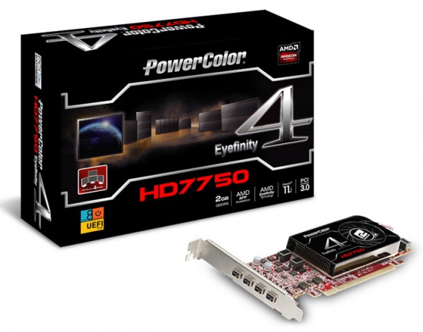 PowerColor HD7750 Eyefinity 4 LP Edition