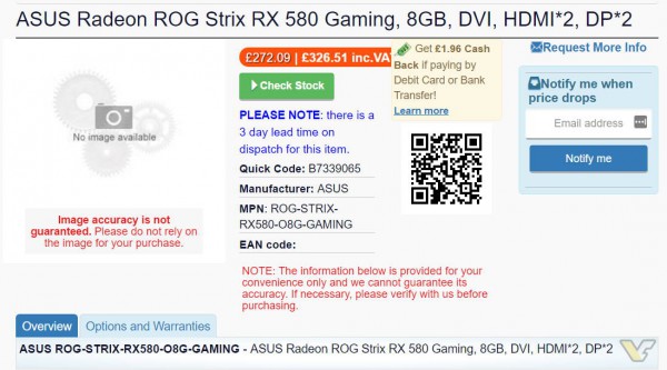 Radeon RX 580, Radeon RX 570, Radeon RX 550