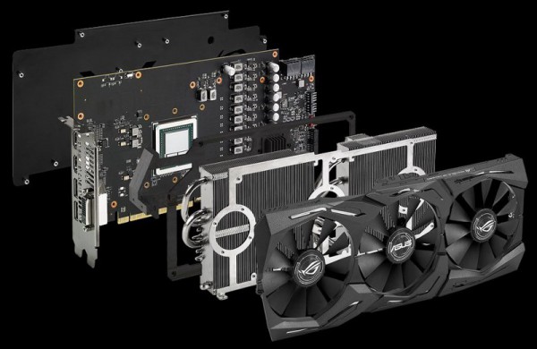 ASUS Radeon RX Vega 64 ROG Strix ОС