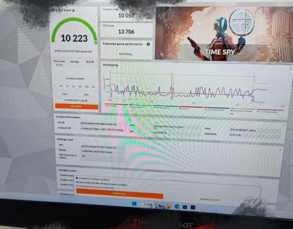 NVIDIA, GeForce RTX 4060 Laptop GPU, 3DMark TimeSpy