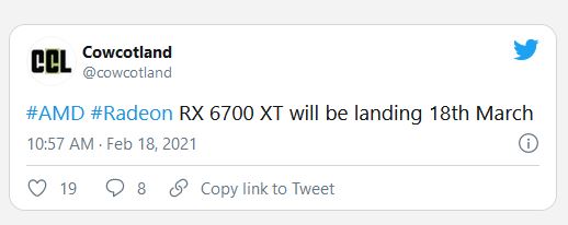 AMD Radeon RX 6700 XT
