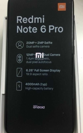 Xiaomi Redmi 6 Pro