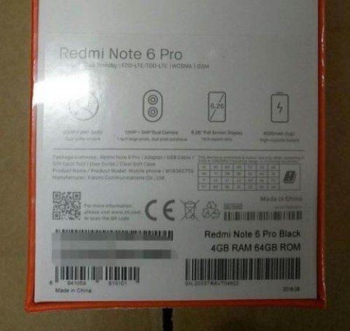 Xiaomi Redmi 6 Pro