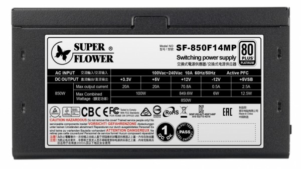 Super Flower Leadex Platinum SE 850W