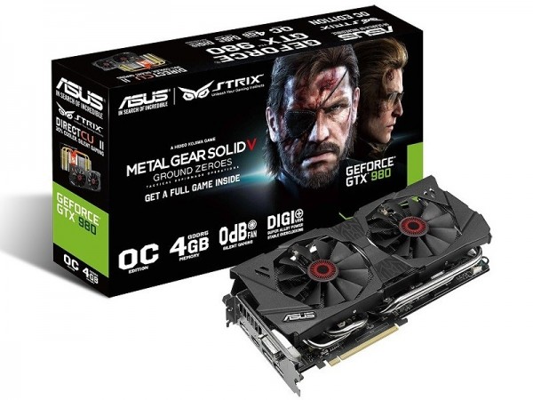 ASUS GeForce GTX 980 StriX (STRIX-GTX980-DC2OC-4GD5-SP)