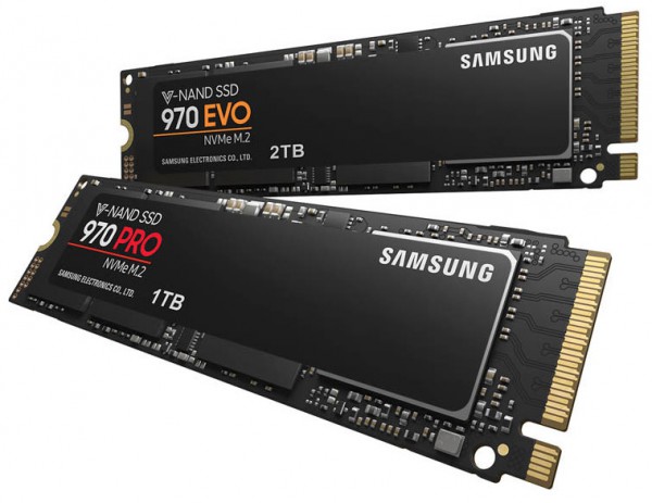 Samsung SSD 970 PRO и SSD 970 EVO